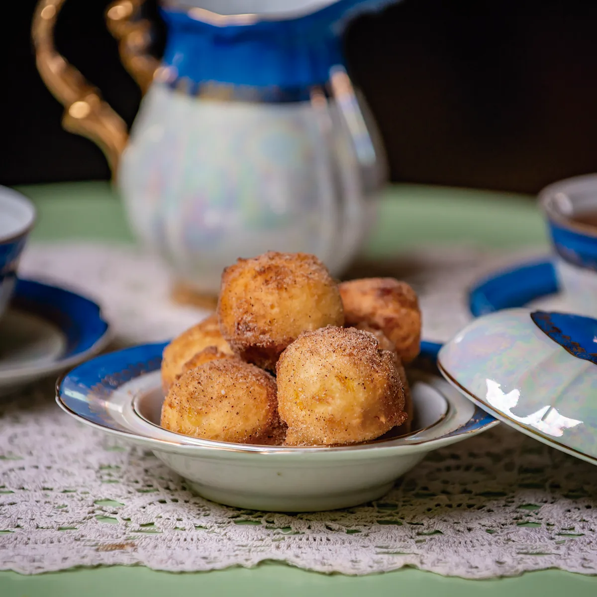 Bolinho de Chuva com Banana, Perfumado com Puxuri